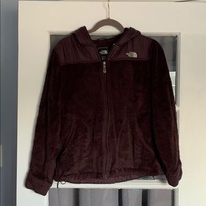Women’s Sz M Hooded North Face Fleece